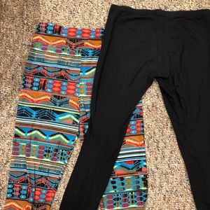 Splendid legging duo